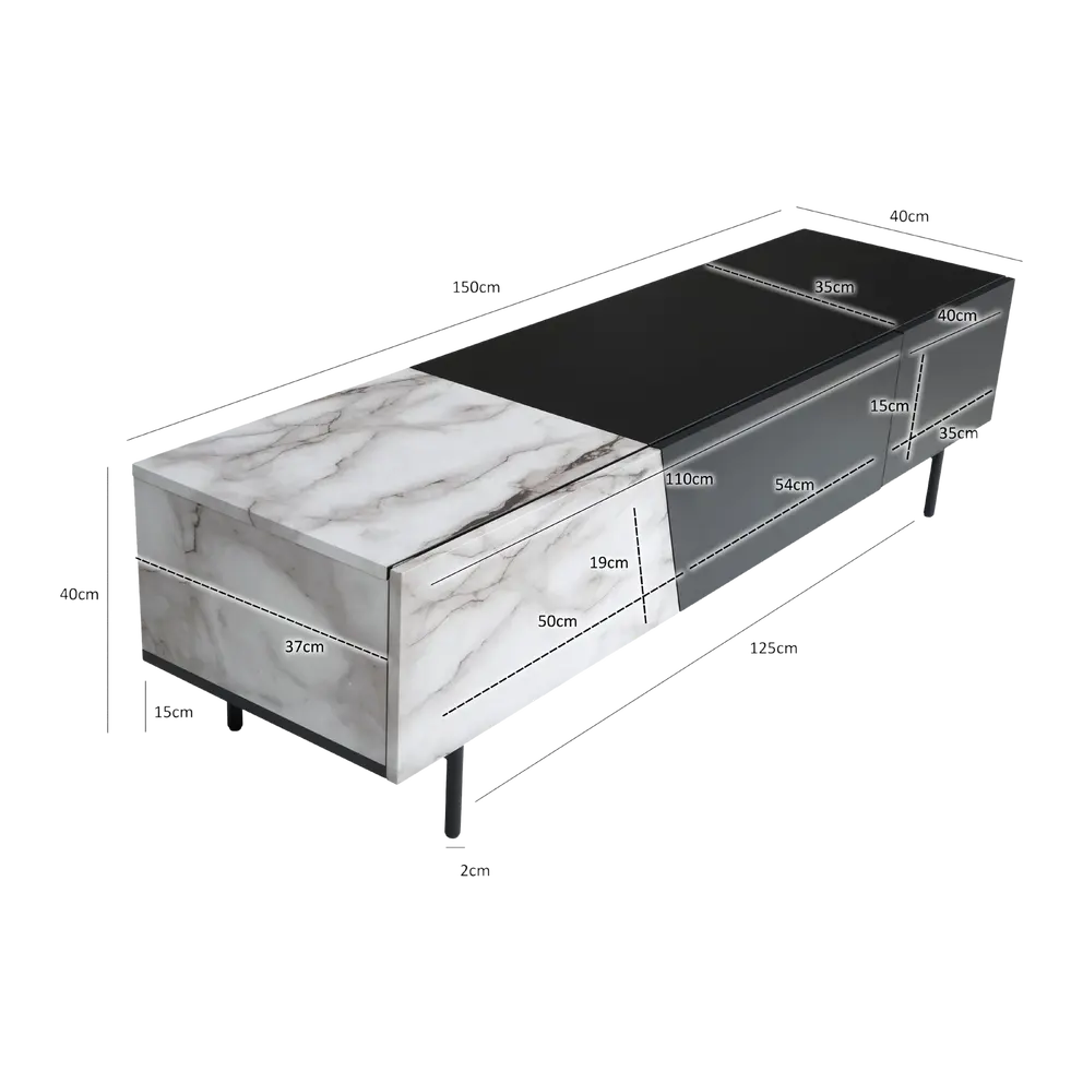 Lowboard Marmor