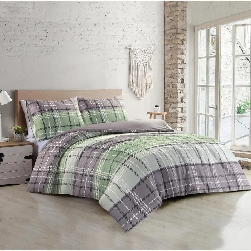 Papillon dekbedovertrek Felix - 140x200/220 cm - Groen