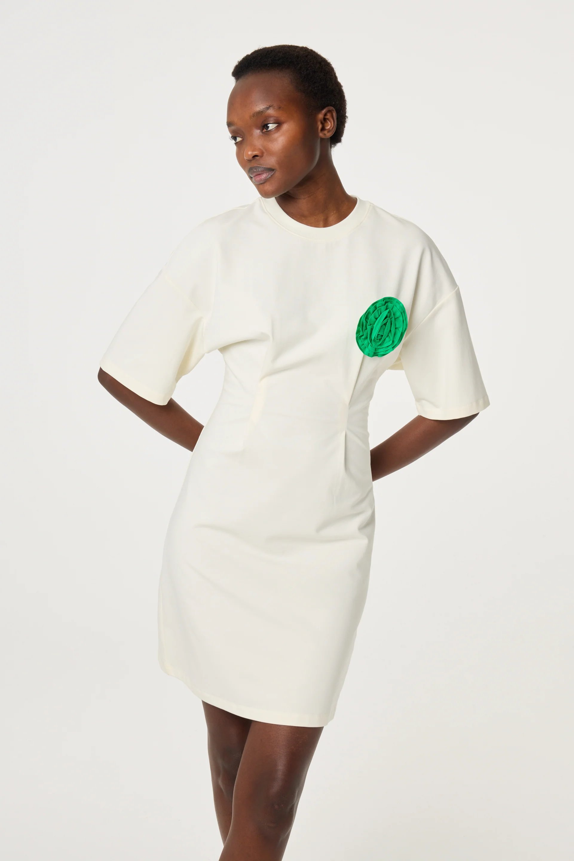 Astan Dress | Cosy White