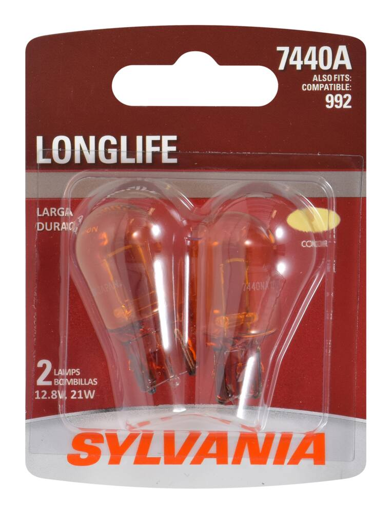 7440A Sylvania Long Life Mini Bulb, 2-pk