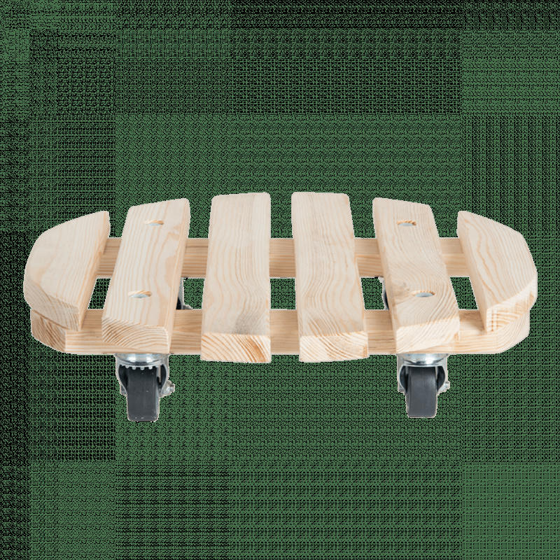 - Support à roulettes pot de fleurs spécial charge lourde rond