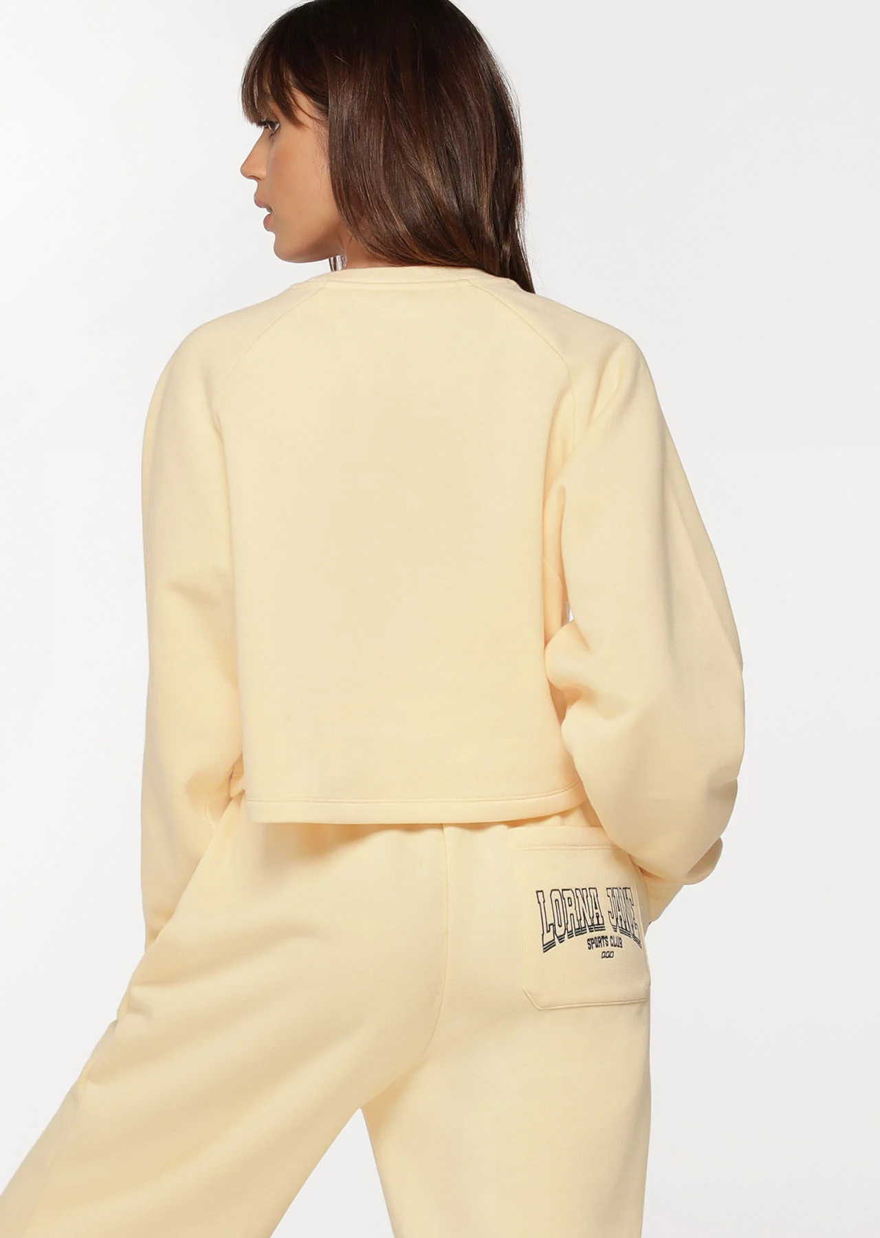 Varsity Active Crop Sweat