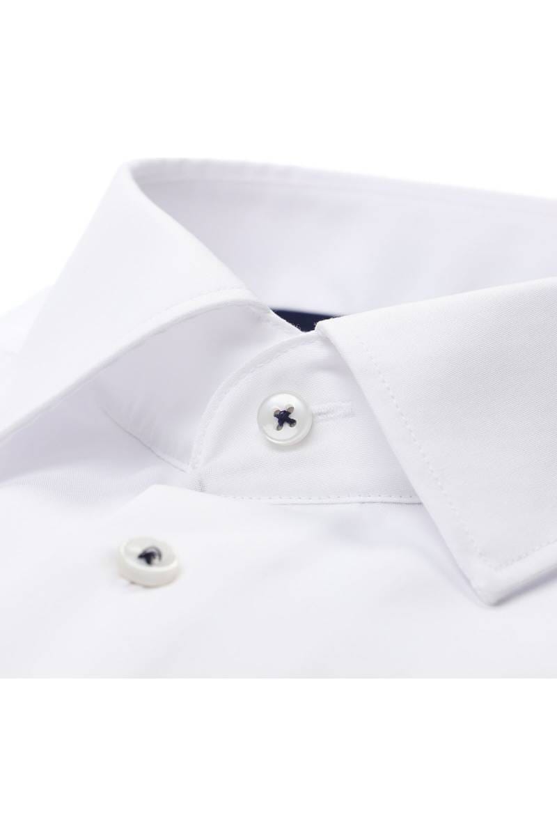 ETERNA Modern Fit Hemd weiss, Einfarbig (extra kurzer Arm)