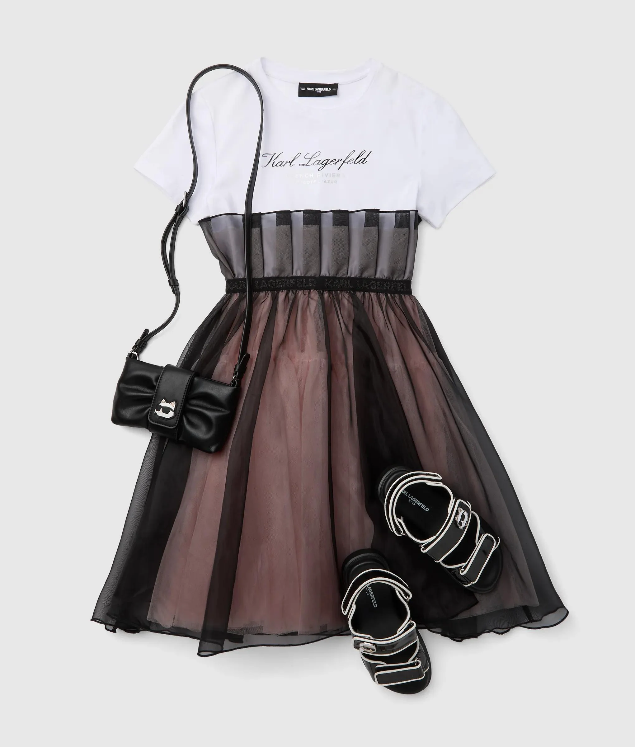 Robe en mesh pour fille