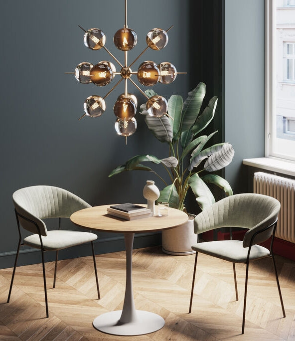 Kare Design Schickeria Ronde Bistrotafel 80 Cm - Eiken Wit