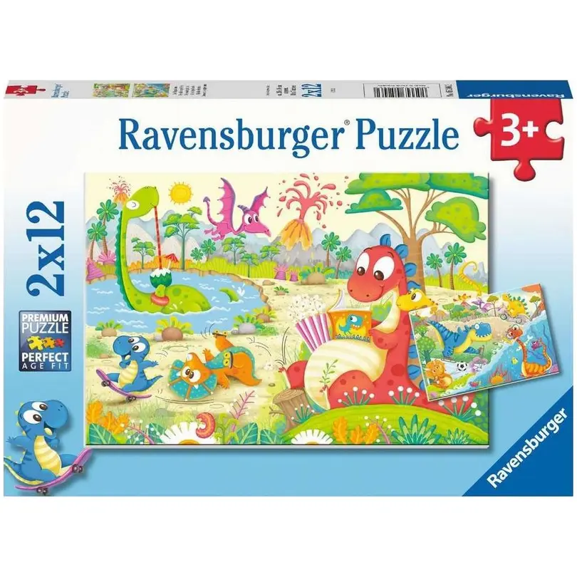 Puzzle 2er-Set Lieblingsdinos