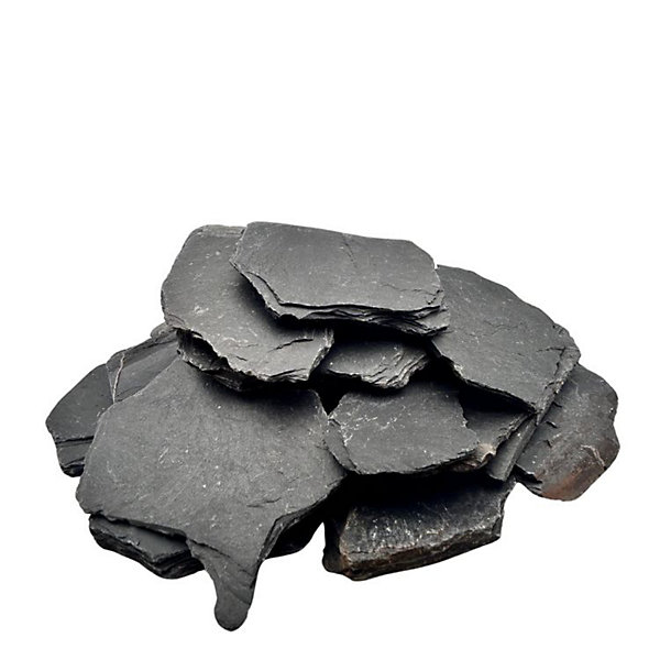 PACK 700kg Paillage Minéral Paillettes Ardoise Noire 30/80 mm (28 Sacs x 25kg) - Livraison STANDARD