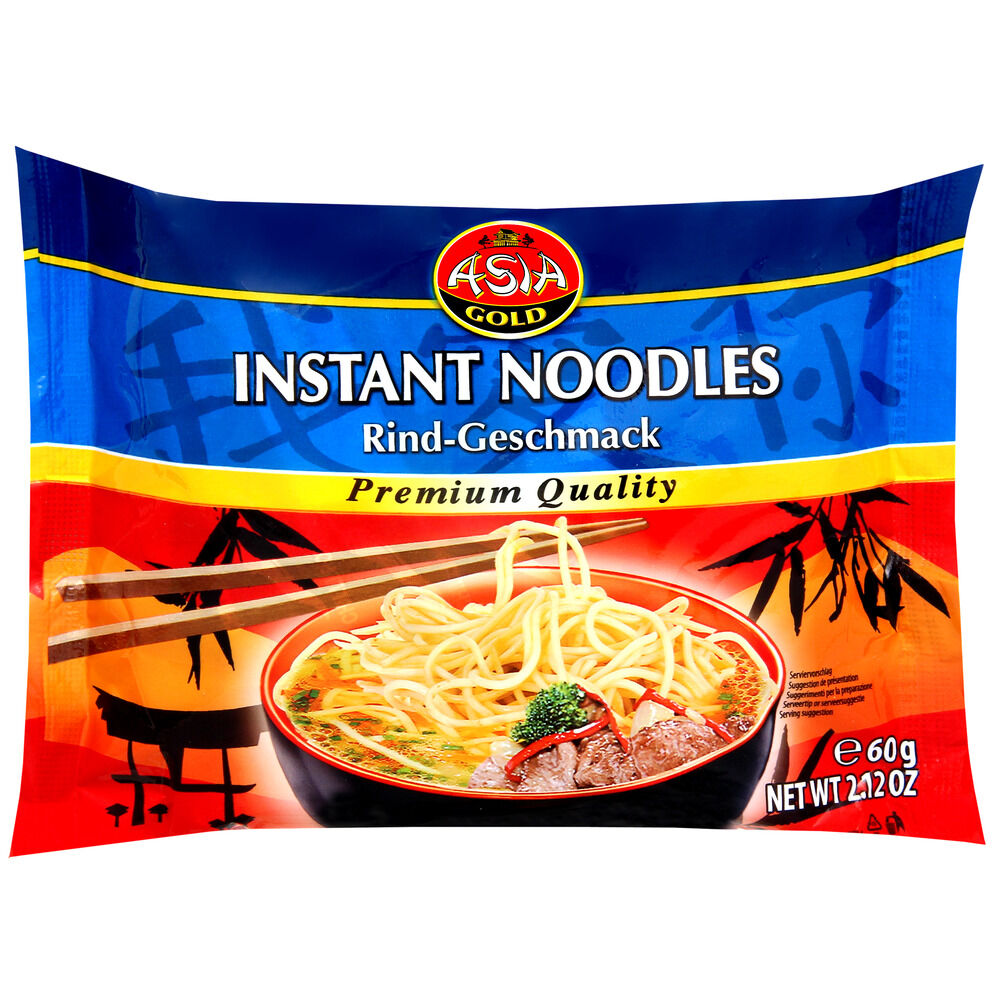 Nouilles instantanées saveur boeuf 60gr
