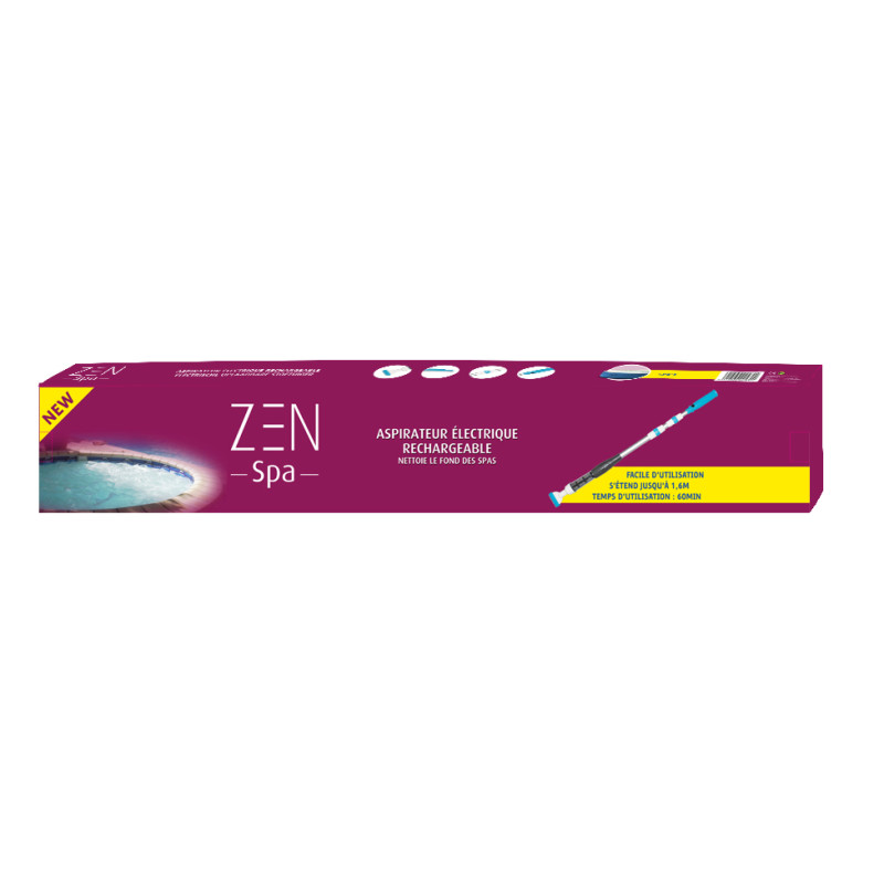 Aspirateur électrique rechargeable pour piscine et spa Zen