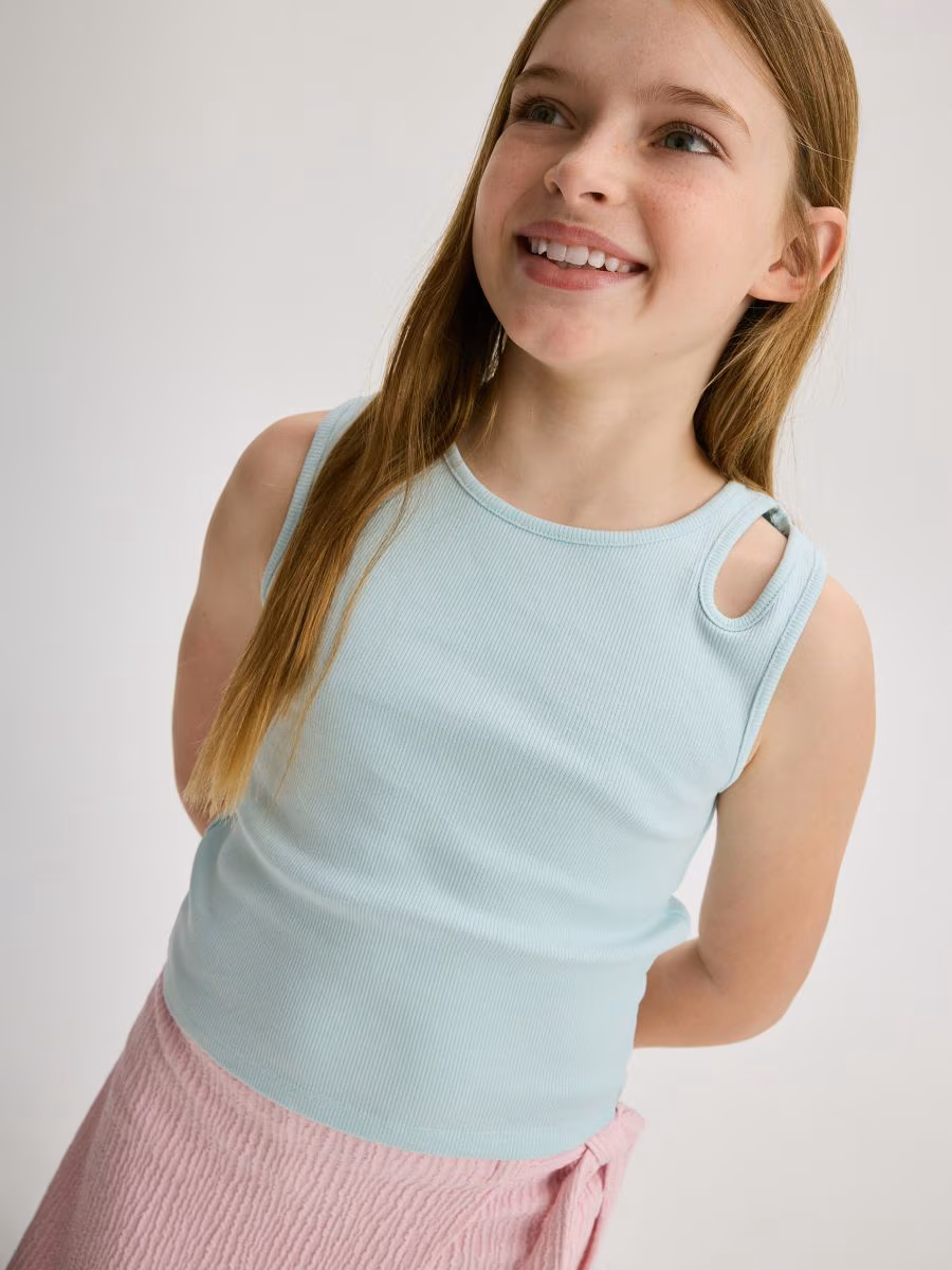 Dropped Armhole Top