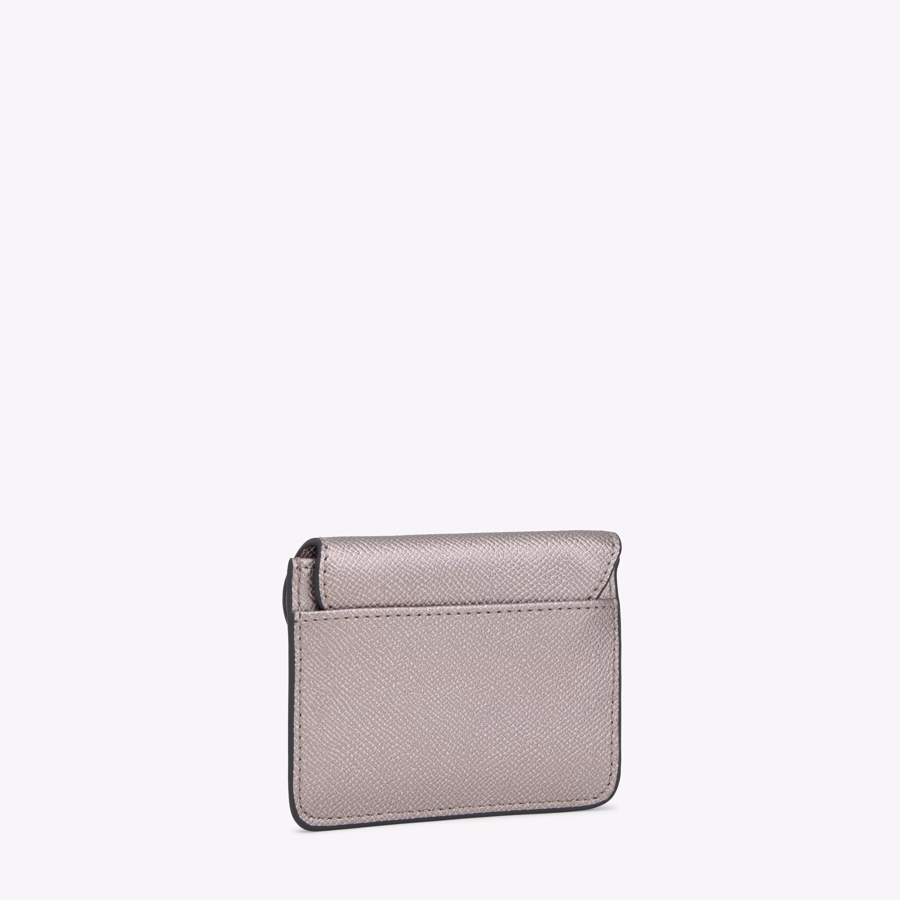 Monedero tarjetero plateado TOUS Bear
