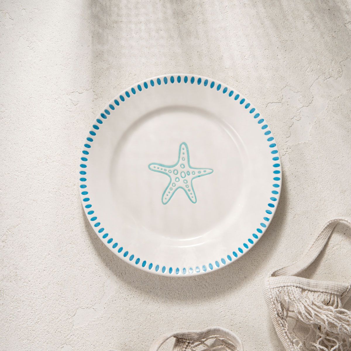 Talerz KAOMA deserowy z rozgwiazdą 21 cm