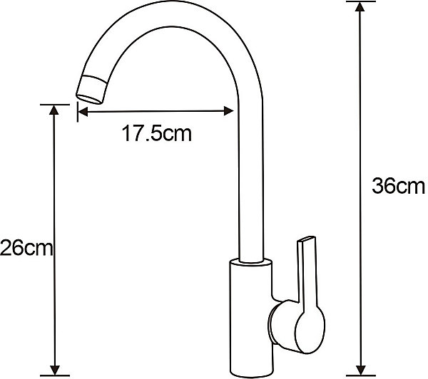 Mexen Ana robinet de cuisine, chrome - 671000-00