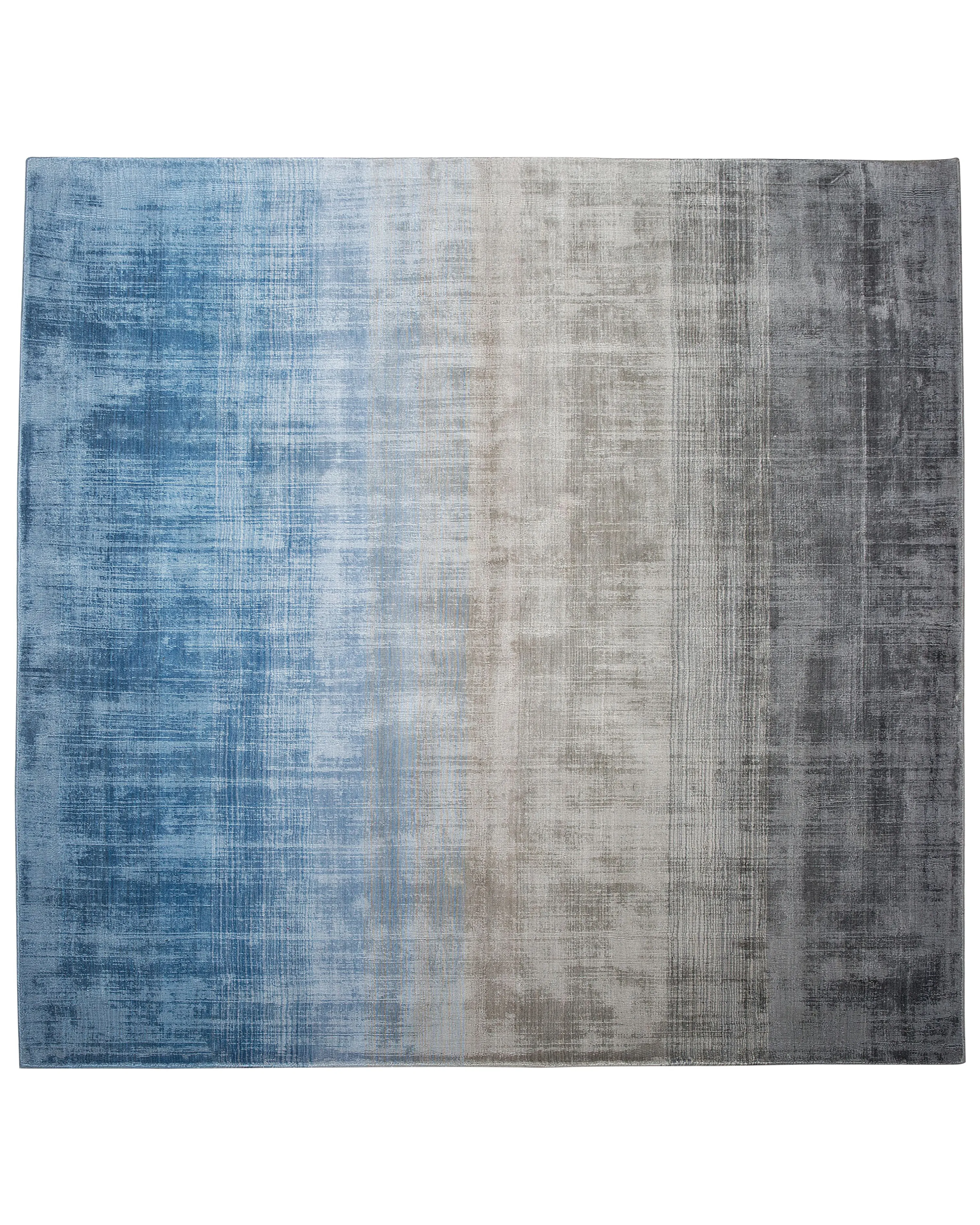 Rug ERCIS Blue 140 x 200 cm Viscose