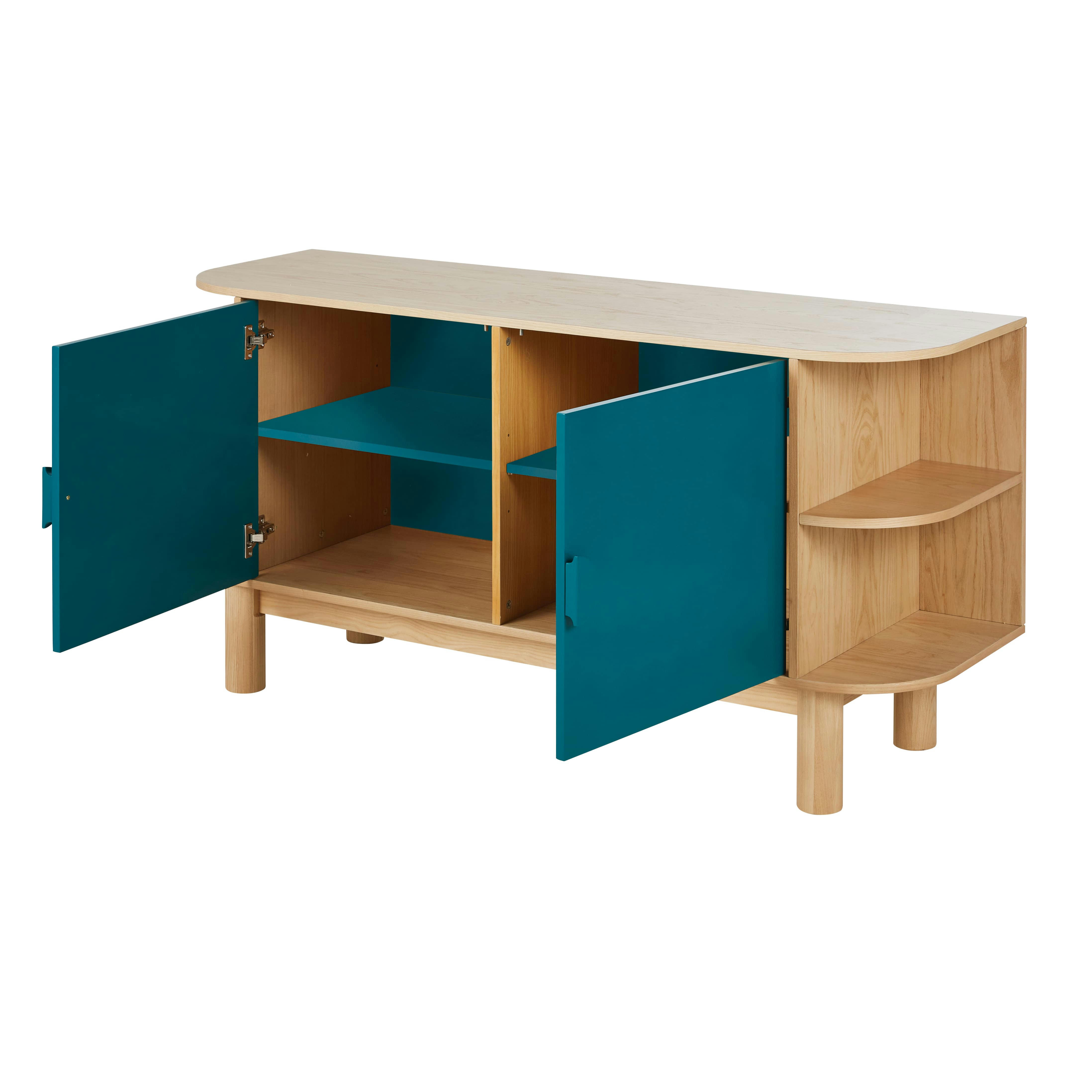 ELNATH - Buffet 2 portes bicolore