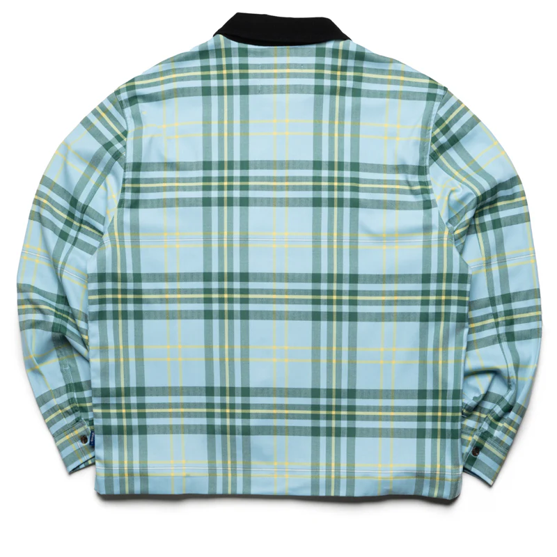 Awake NY Plaid Flannel Shirt - Turquoise