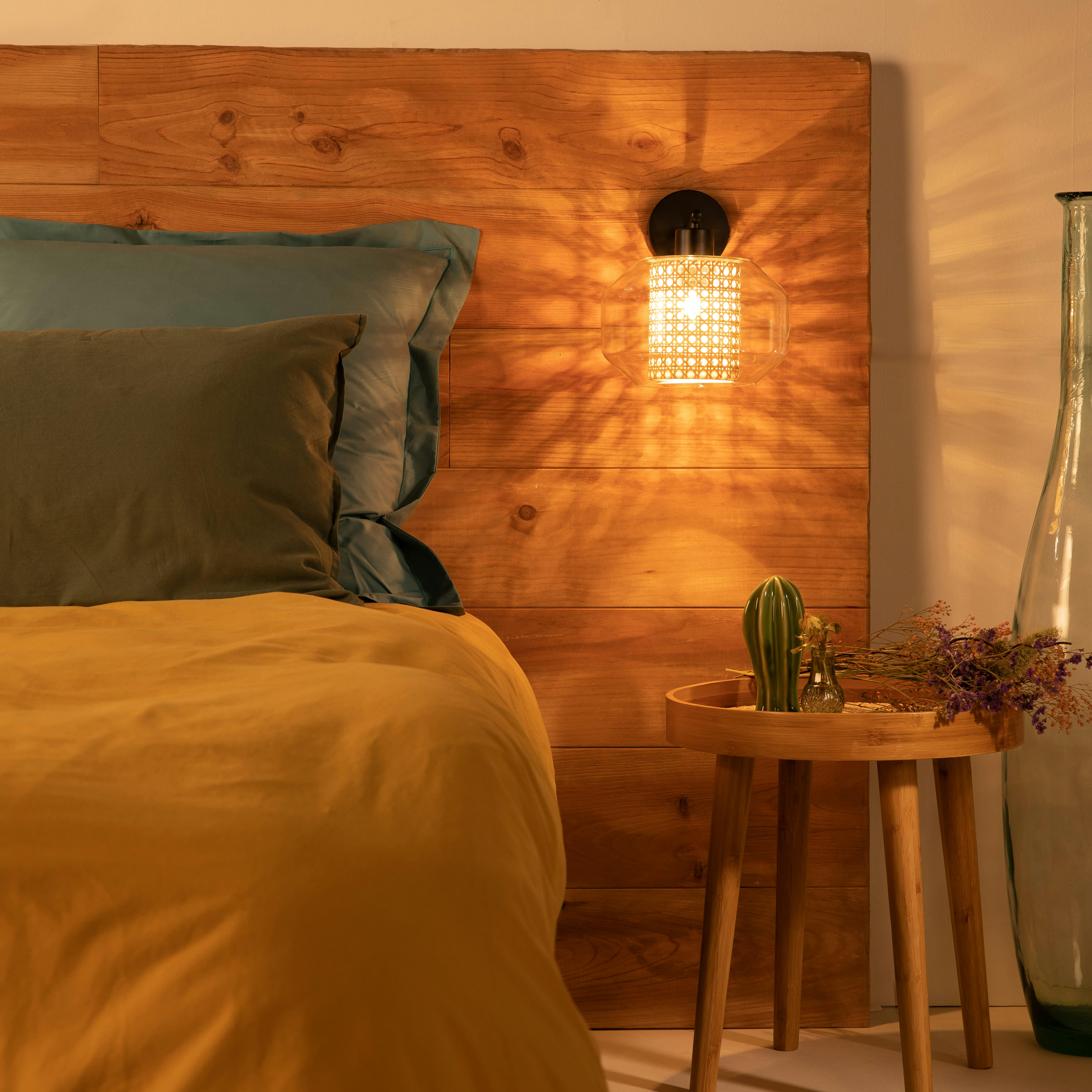 CANE - Applique murale en verre naturel