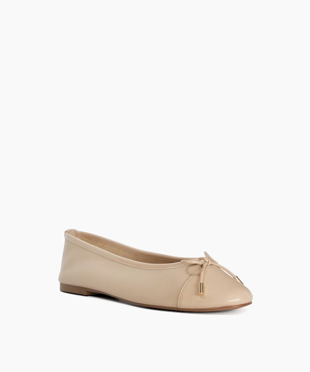 Haliah Blush - Suede Ballet Flats