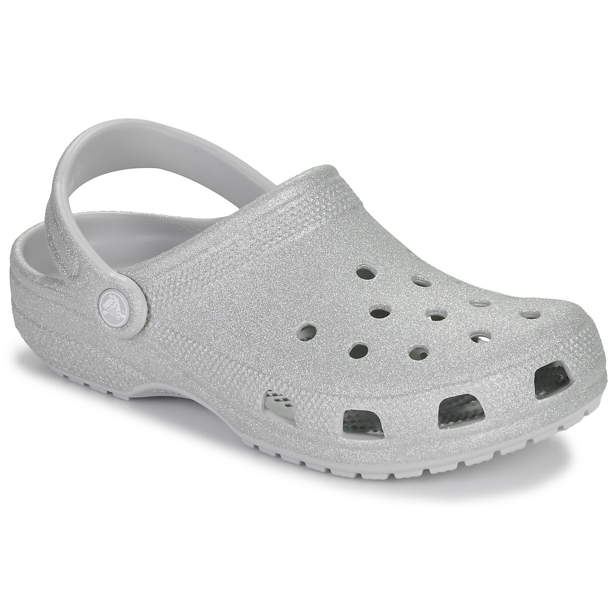Crocs - Classic Glitter Clog - Silver