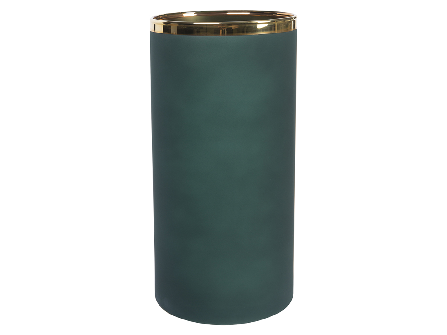 Wazon szklany 30 cm zielony