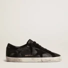 Golden Goose Super-Star LTD in nappa leather with red star and heel tab