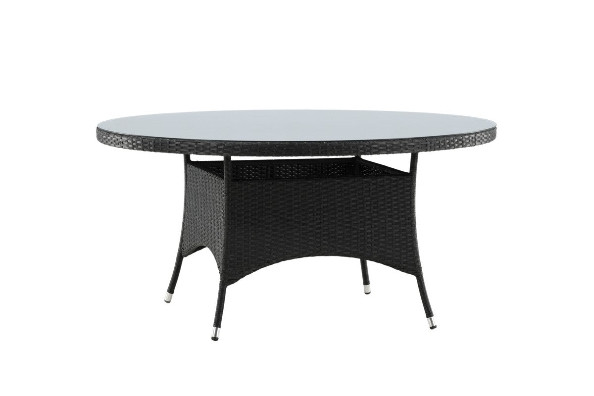 Rebellenclub Mykon Tuintafel - ø150 cm - Zwart