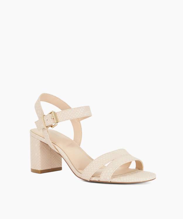 Merisa Blush - Block-Heeled Sandals