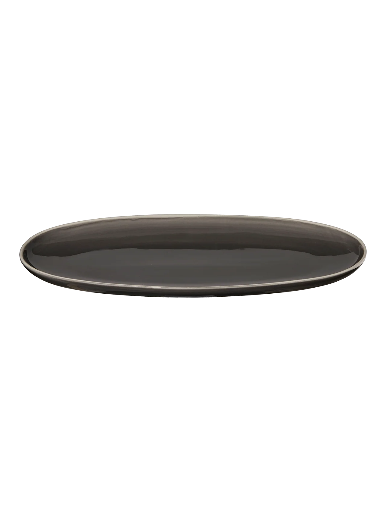 platte, oval, caviar