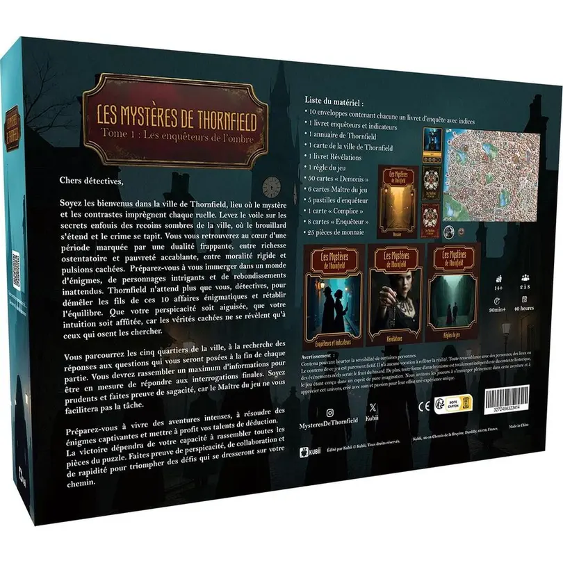 Brettspiel Die Geheimnisse von Thornfield