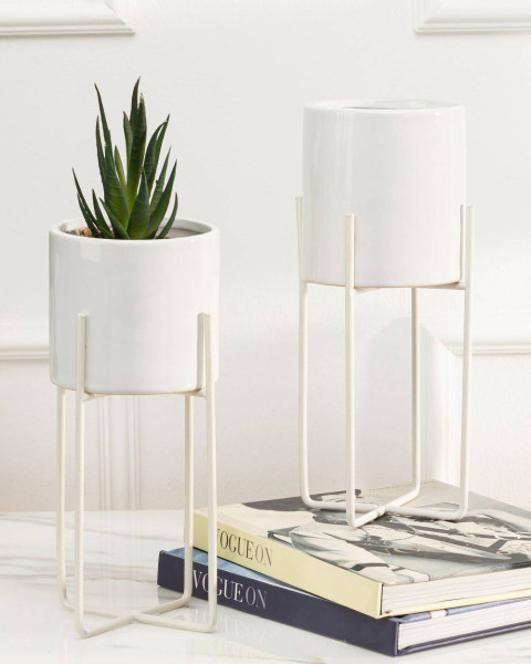 Doniczka Florri White 23,5 cm