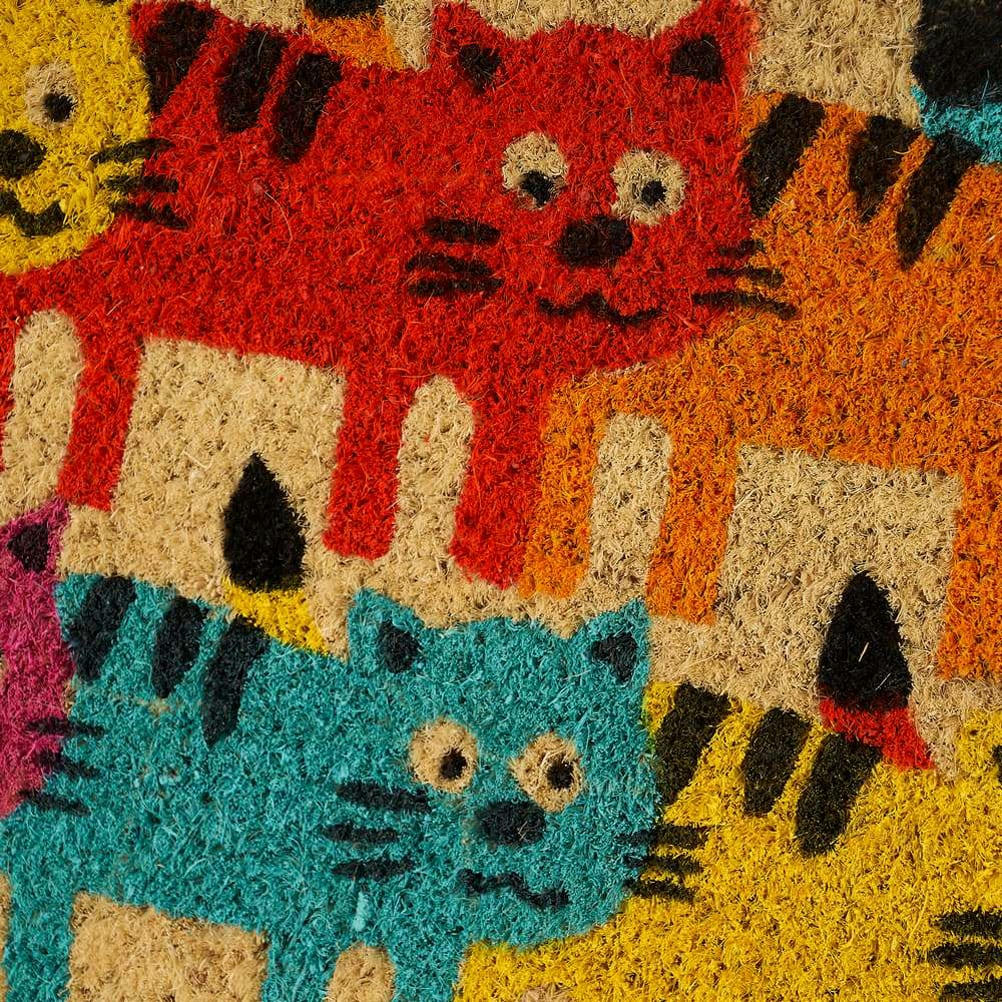 COLORCATS - Essuie-pieds coco 75x25cm