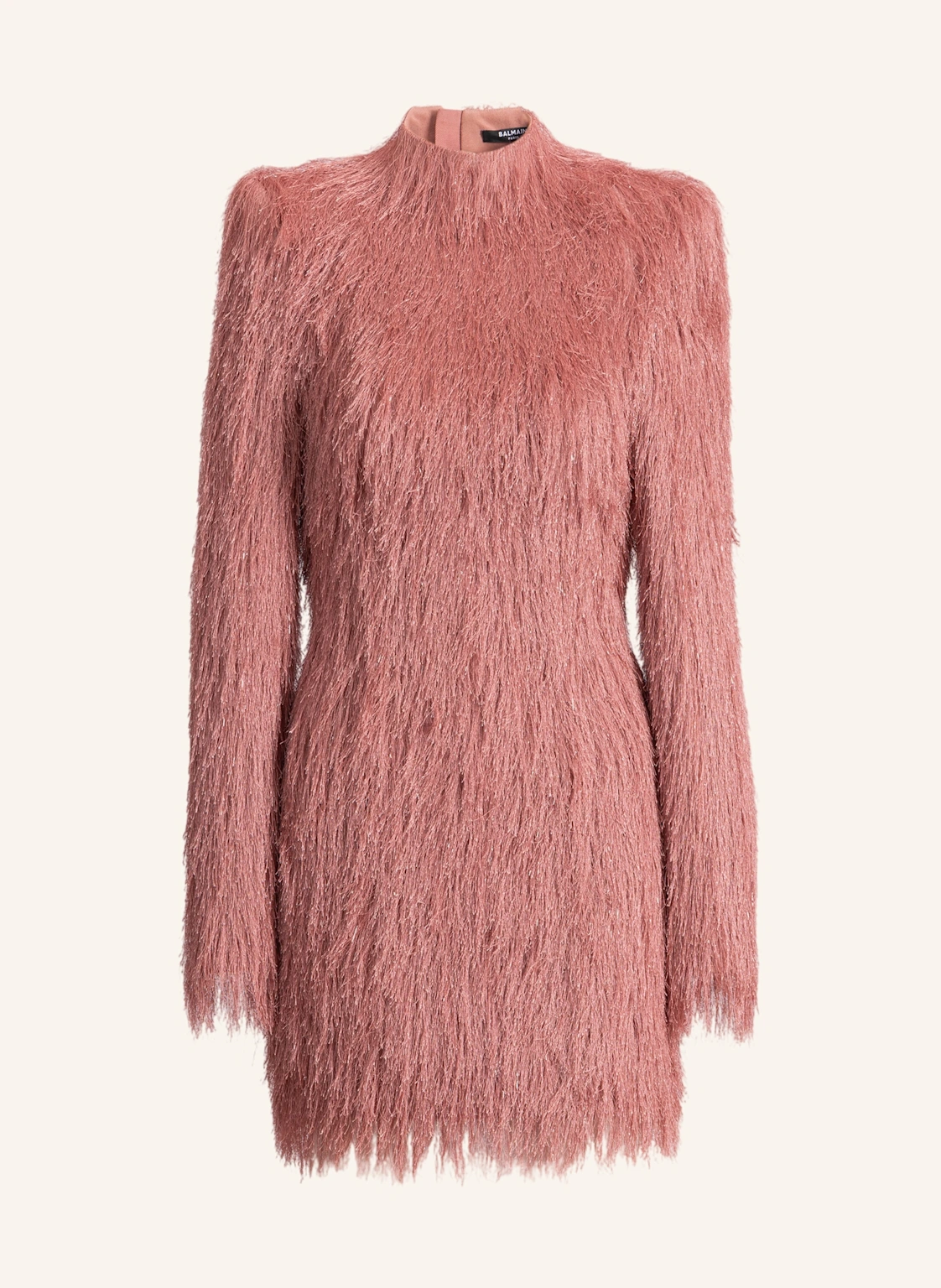 BALMAIN Bodykleid mit Fransen