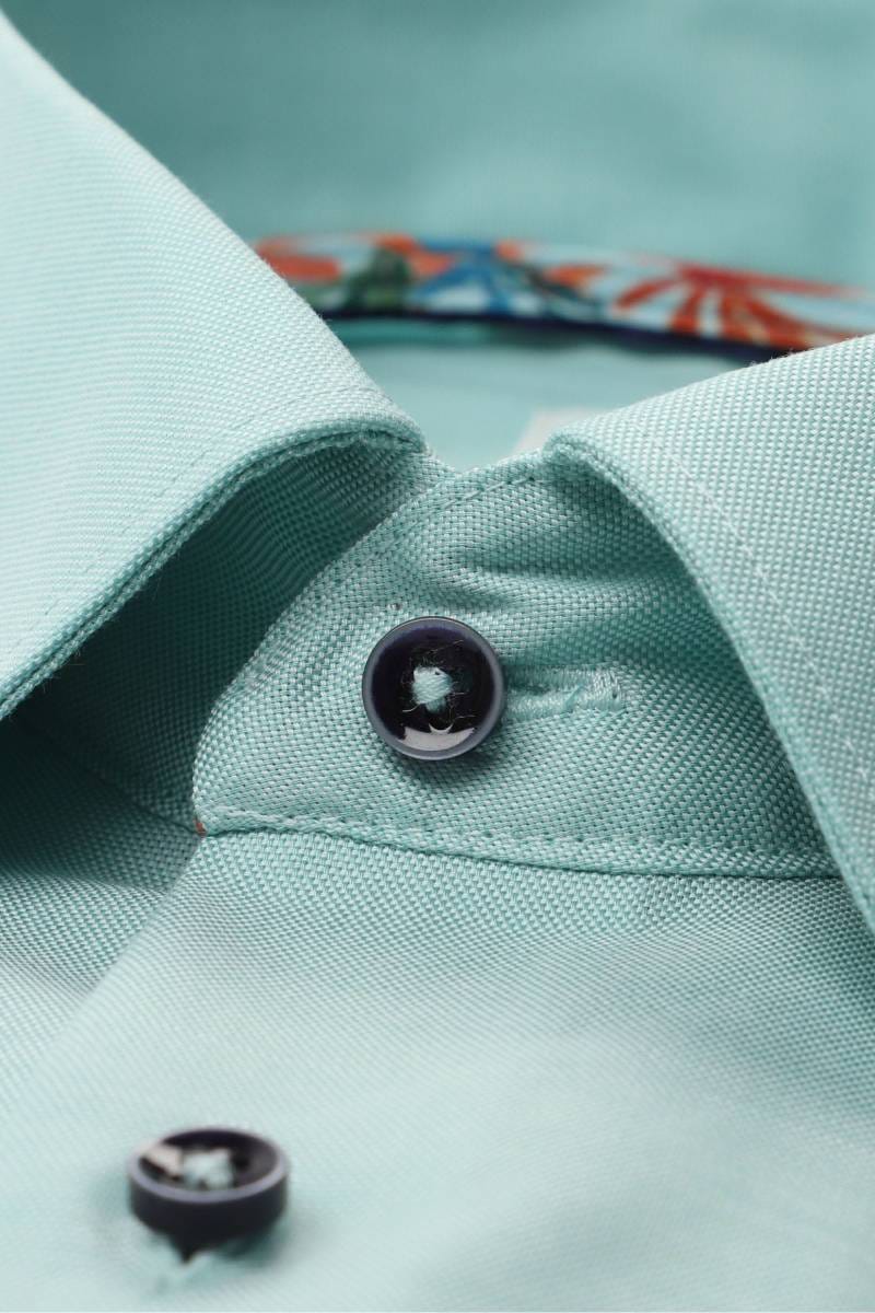 ETERNA Comfort Fit Hemd grün, Einfarbig