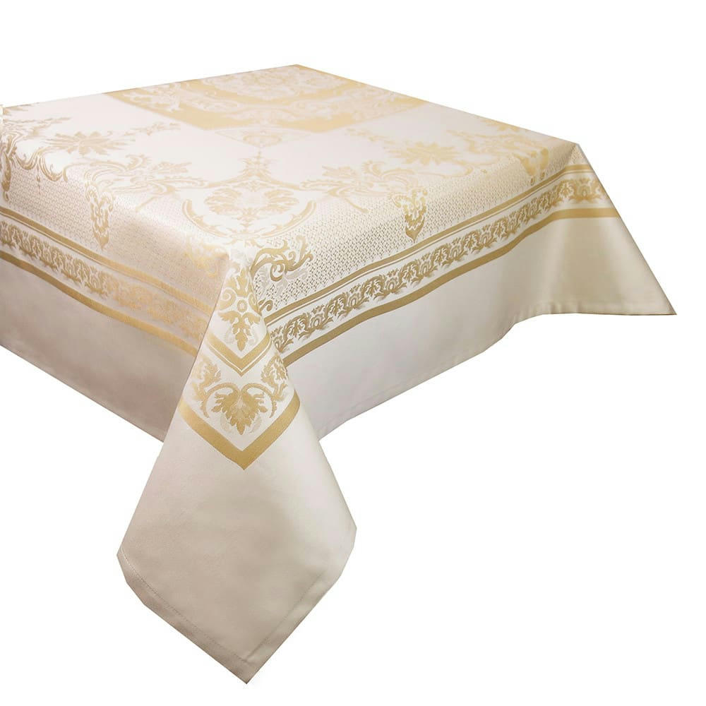 ELEONORE DORE - Nappe ronde antitache déperlant coton & autres fibres  Diam. 175 cm