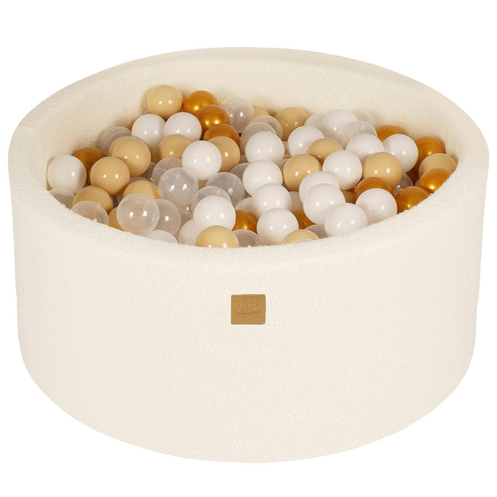 - Boucle Blanc Piscine à balles: Doré/Beige/Blanc/Transparent H40cm