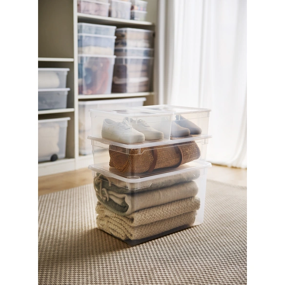 Aufbewahrungsbox »CLEAR «, BxHxL: 37,5 x 32 x 60 cm, Kunststoff