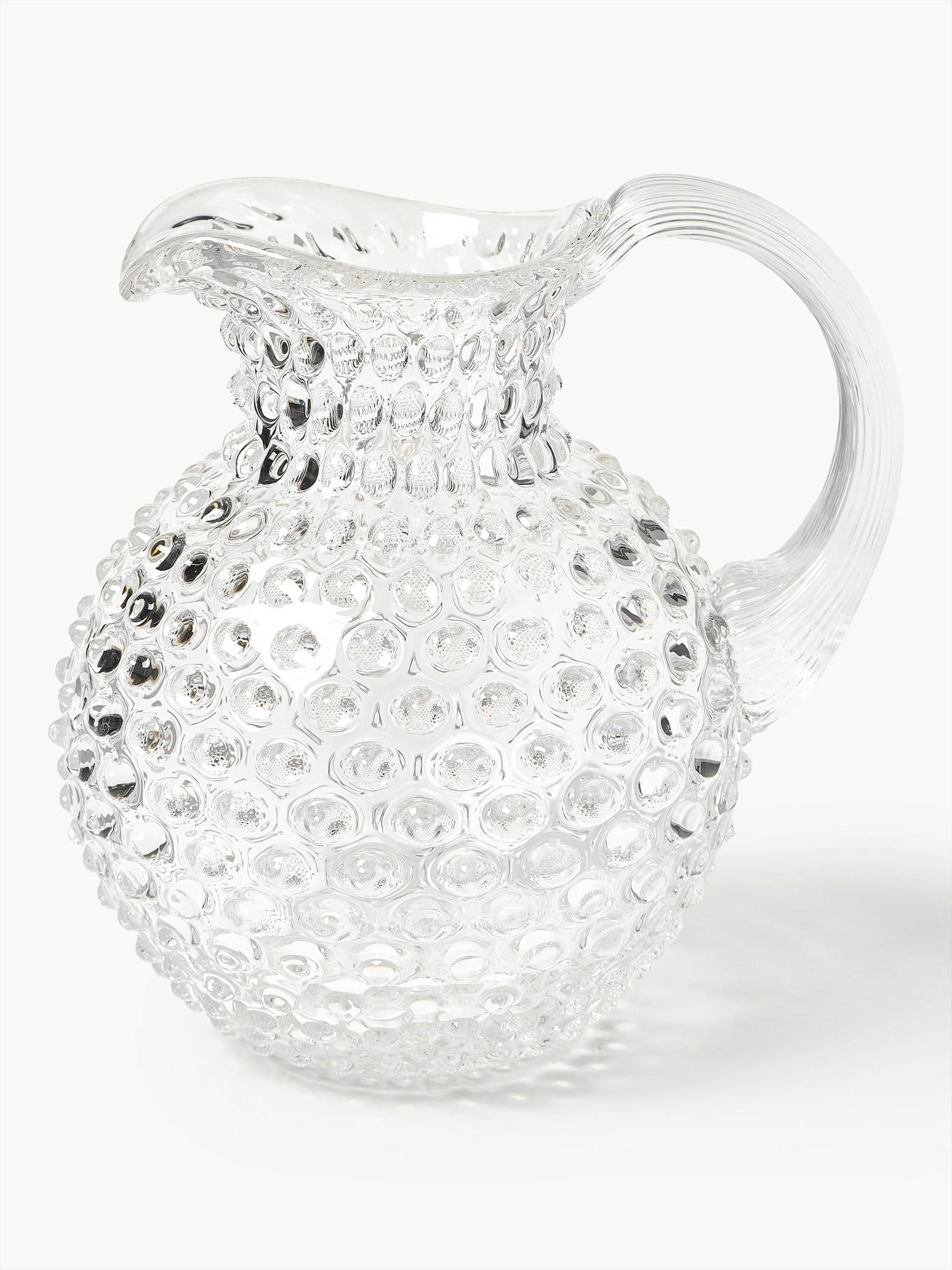 Mundgeblasener Krug Hobnail, 2 L