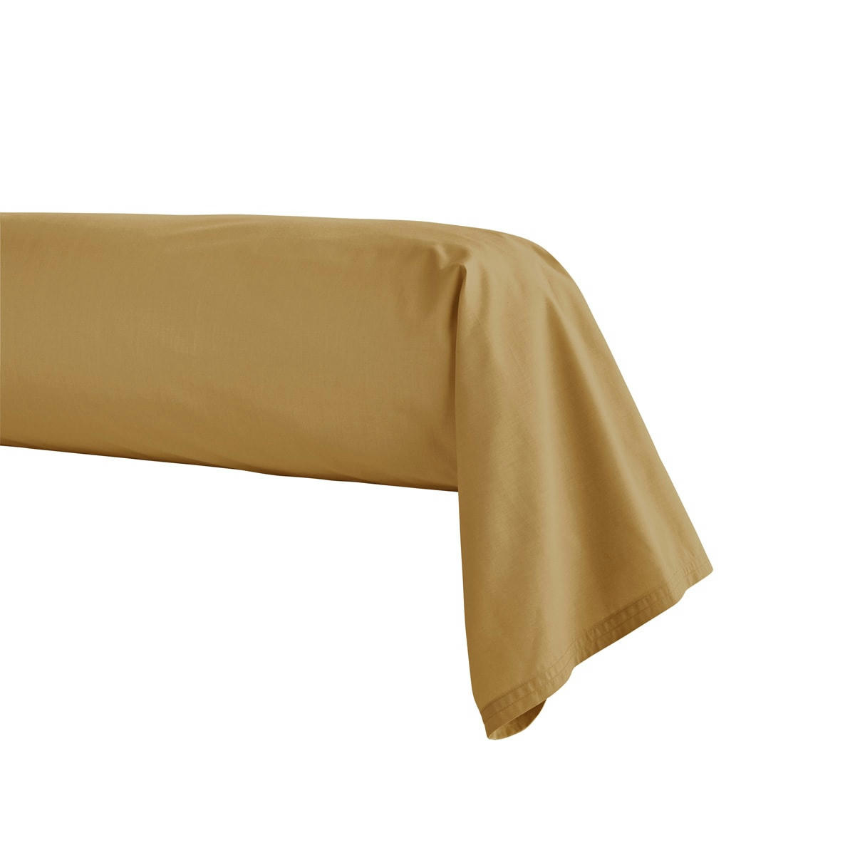 PREMIÈRE - Taie de traversin en percale de coton sahara 43x230