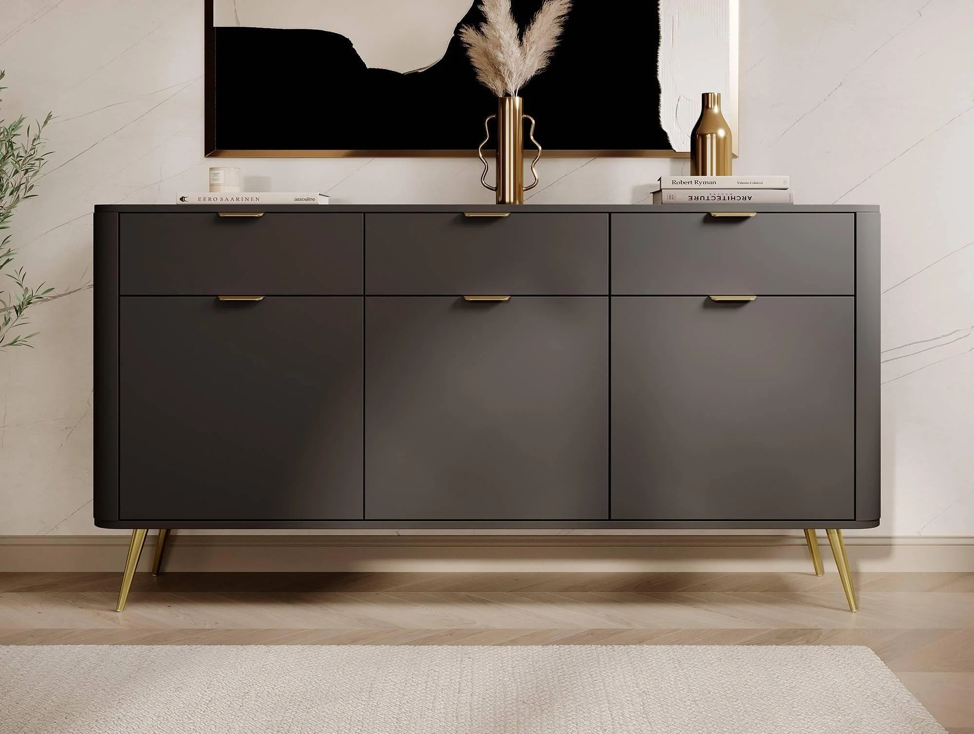 Dressoir Olivia 3 deurs 3 lades