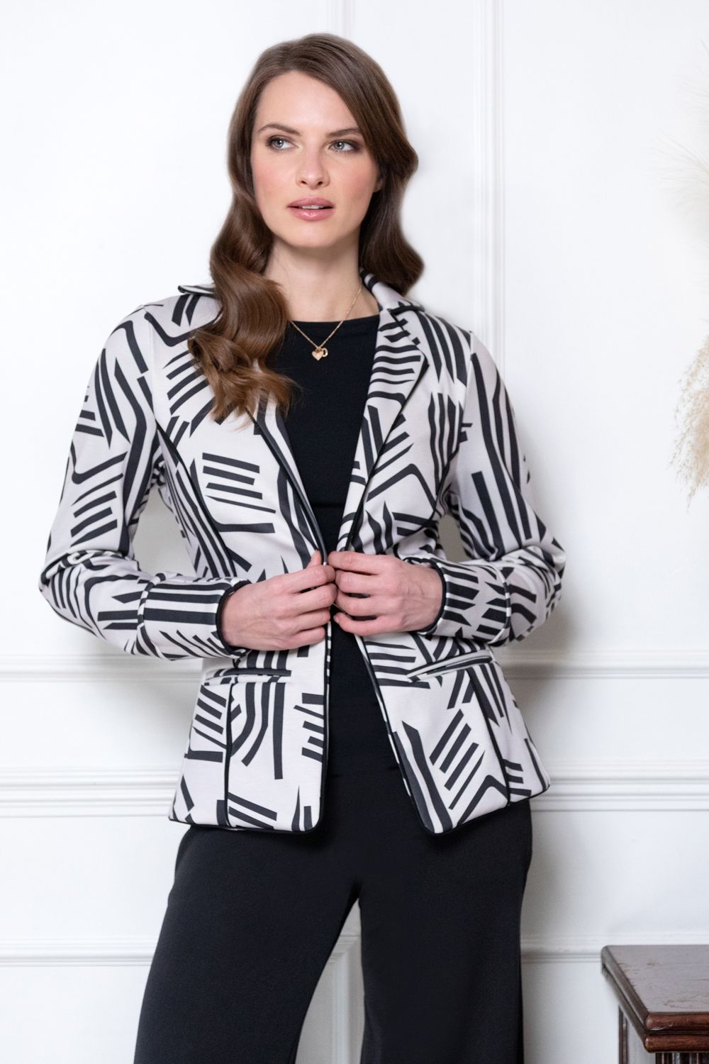Hot Squash Piping Detail Jacket