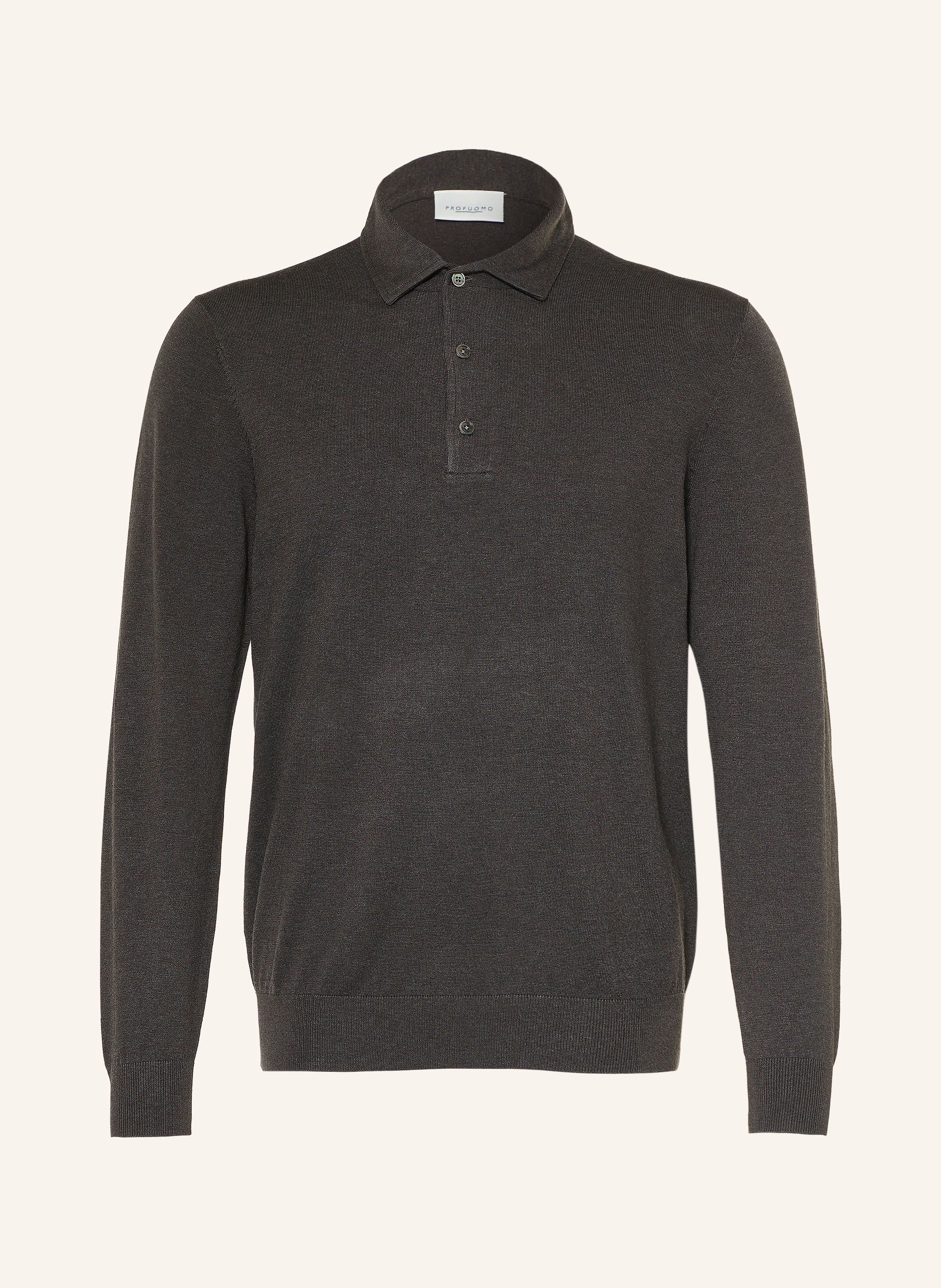 PROFUOMO Strick-Poloshirt