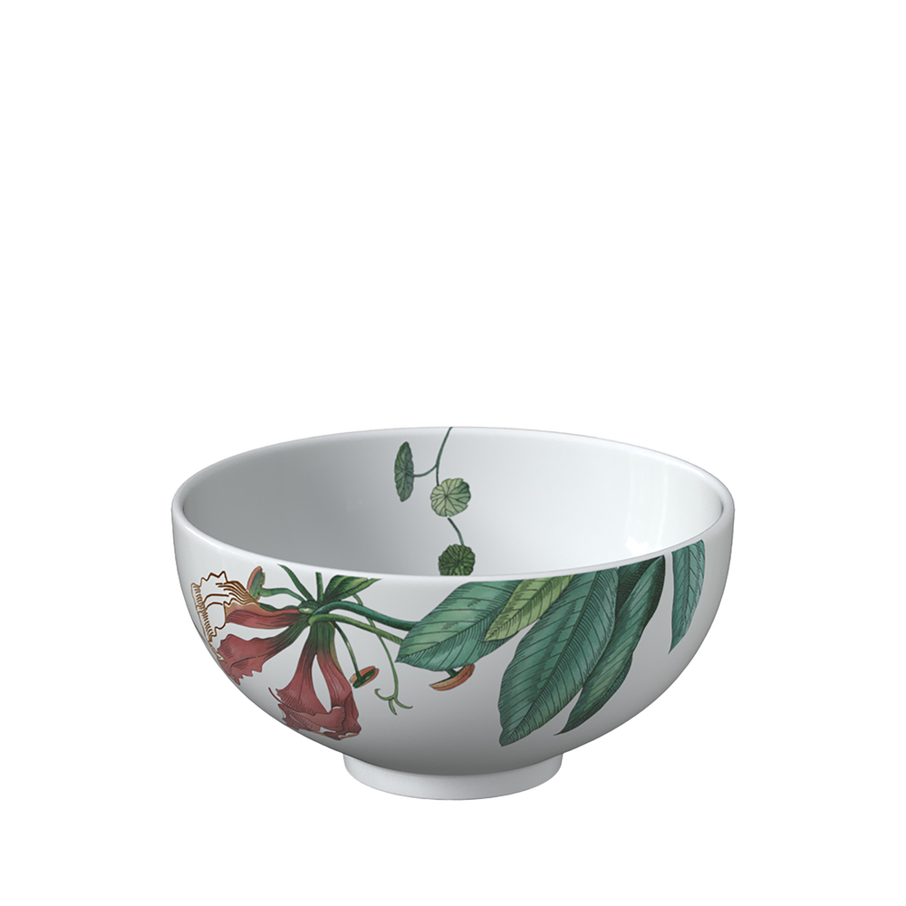 Avarua Appetizer/ Dessert Bowl - Multi-colored, 10.2 oz, Premium Bone Porcelain