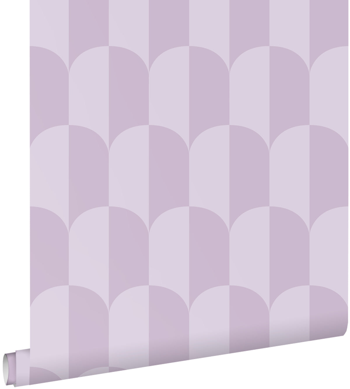 ESTAhome behang art deco bogen lila paars - 53 cm x 10.05 m - 139987