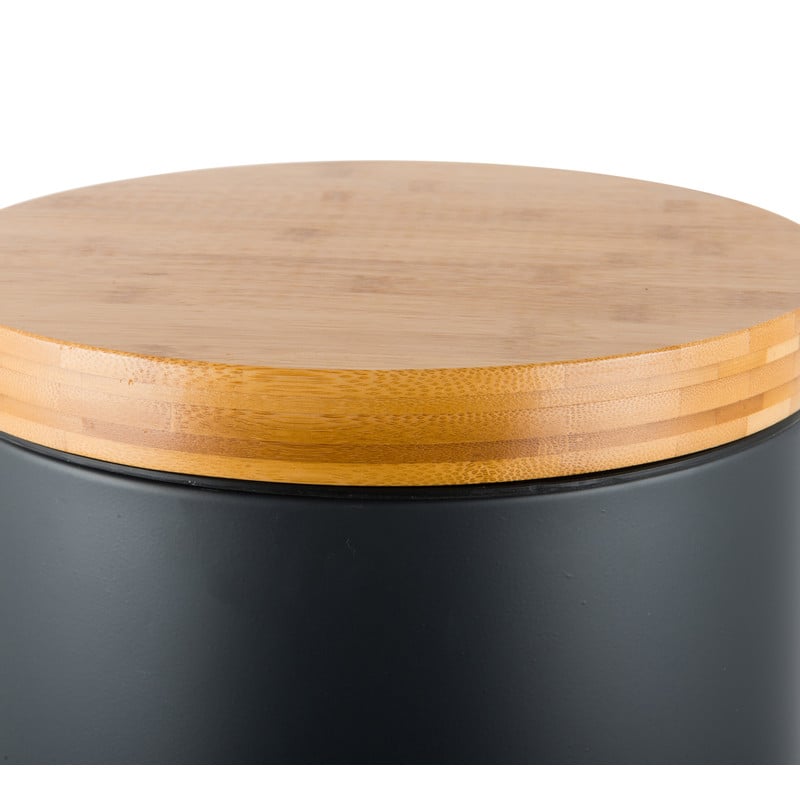 Pedaalemmer met bamboe deksel - 30 liter