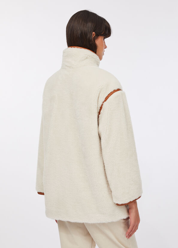 Giacca in tessuto teddy