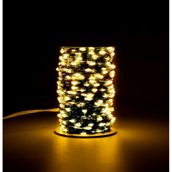 Zewnętrzne lampki choinkowe 500 LED 50m, barwa ciepła biała