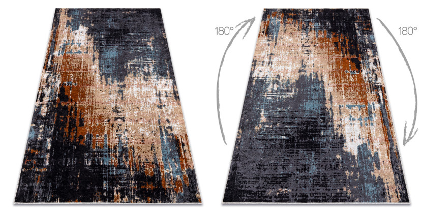 Dywan do prania MIRO 51454.802 Abstrakcja antypoślizgowy - 80x150 cm