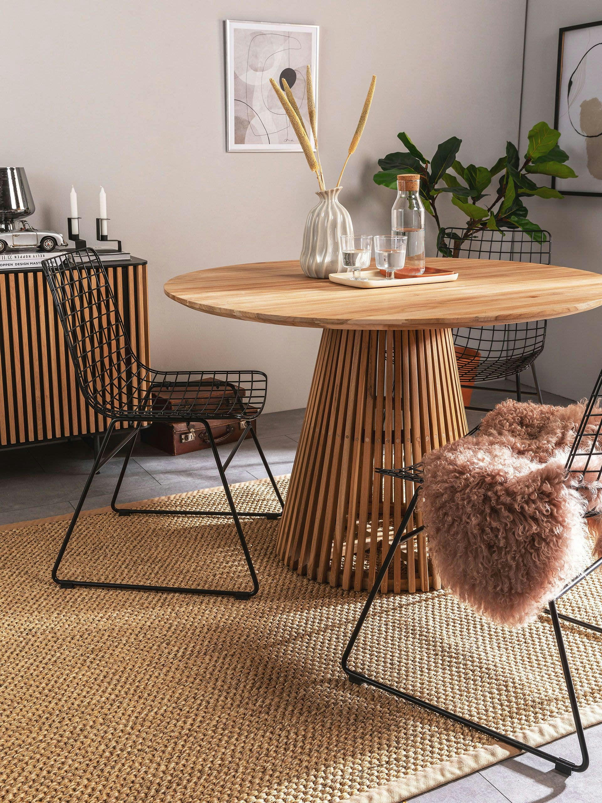 GRETA - Tapis sisal crème 120x180