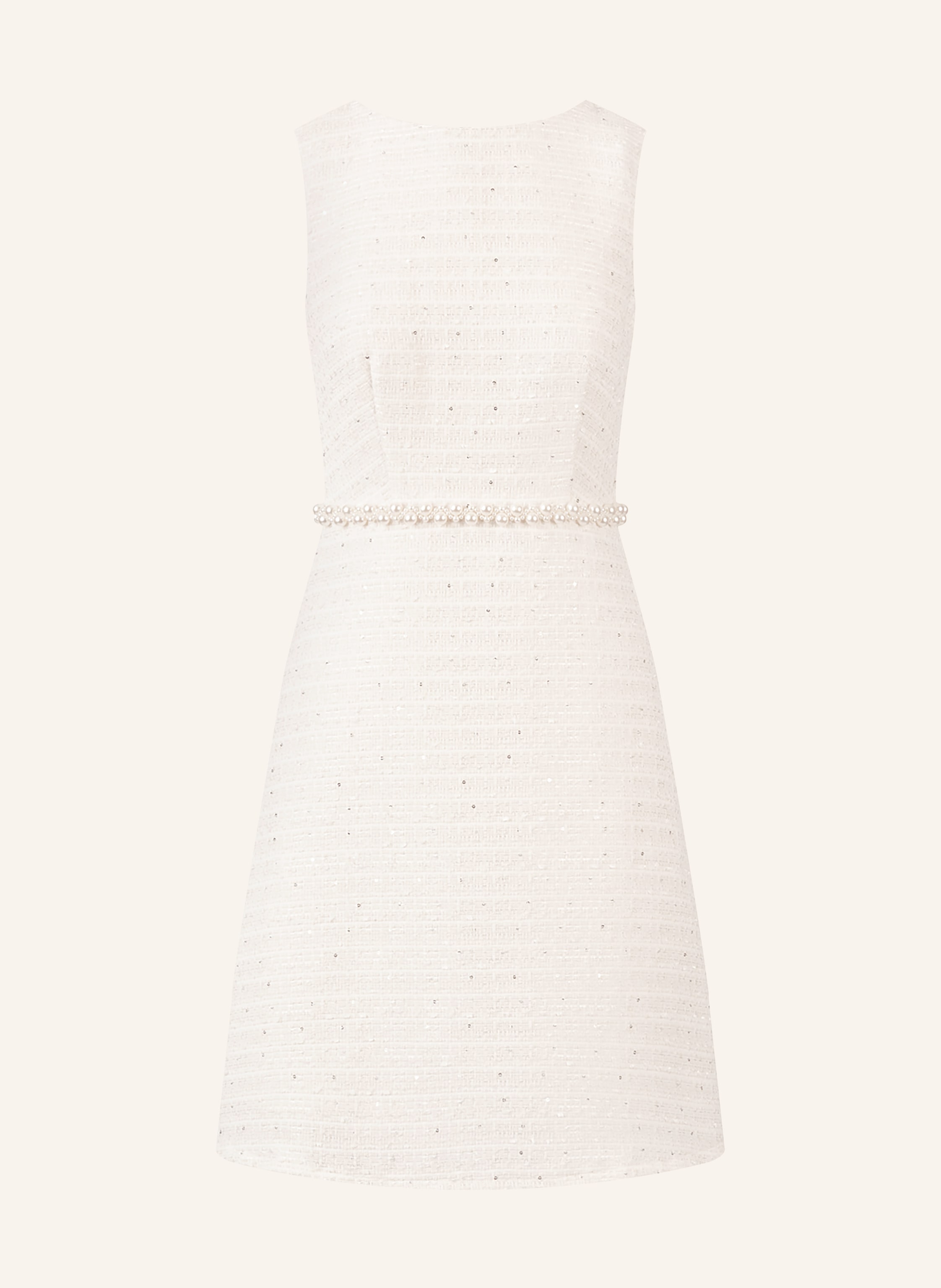 APART Cocktailkleid mit Schmuckperlen und Glitzergarn