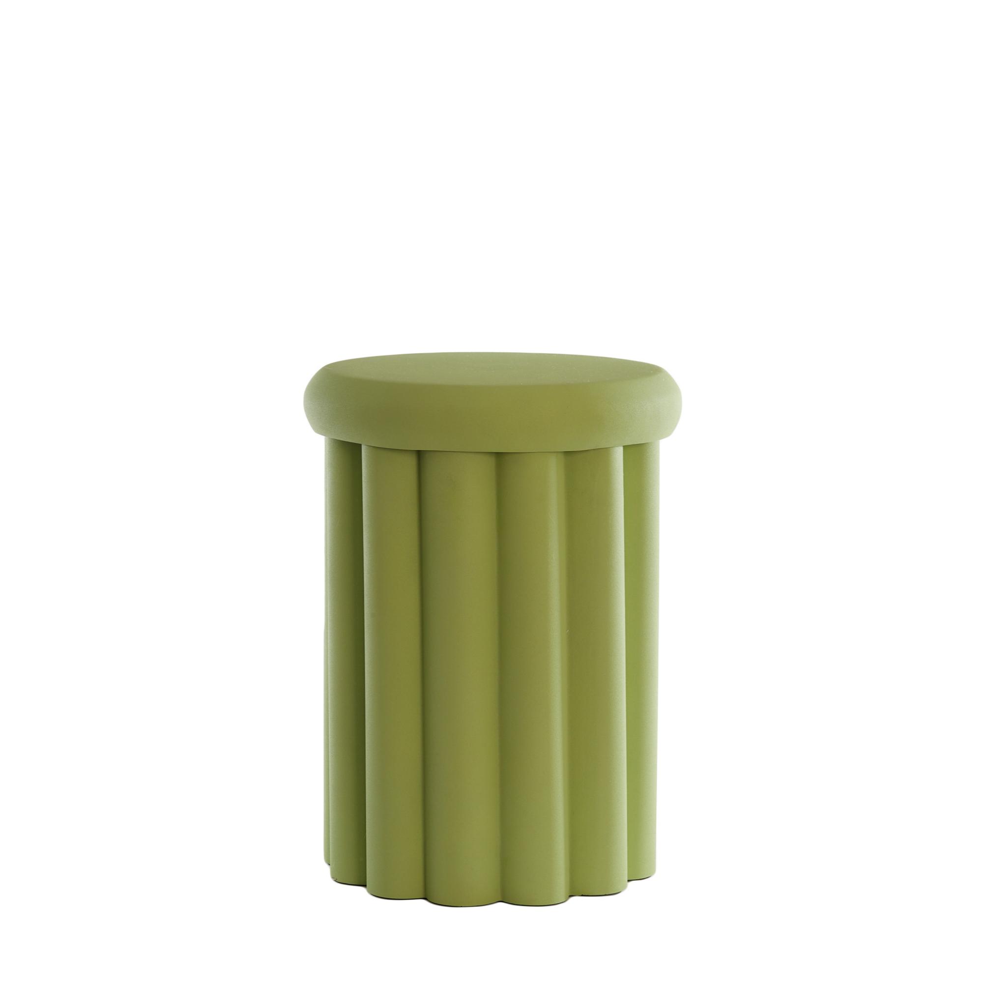Light & Living bijzettafel Novalja - groen - Ø34cm